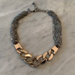 EXPRESS Silver & Gold Chain Necklace
